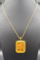 Arabian Bride Rose Gold Plated 21K Pendant Necklace – Fashionable Jewelry for Women